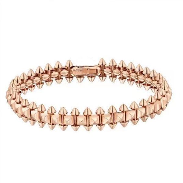 titanium series bracelet luxury designer gold screw nail man bracelet fashion bangle for mens and women party couples lovers jewelry gift, Golden;silver
titanium series bracelet luxury designer gold screw nail man bracelet fashion bangle for mens and women party couples lovers jewelry gift, Golden;silver
