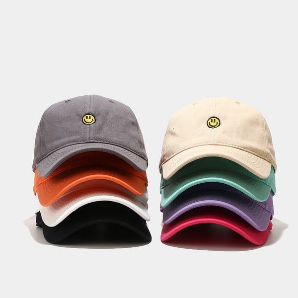 ball caps women men smiling face embroidered baseball cap solid sunhat outdoor sports hip hop hats casquette 230203, Blue;gray
ball caps women men smiling face embroidered baseball cap solid sunhat outdoor sports hip hop hats casquette 230203, Blue;gray