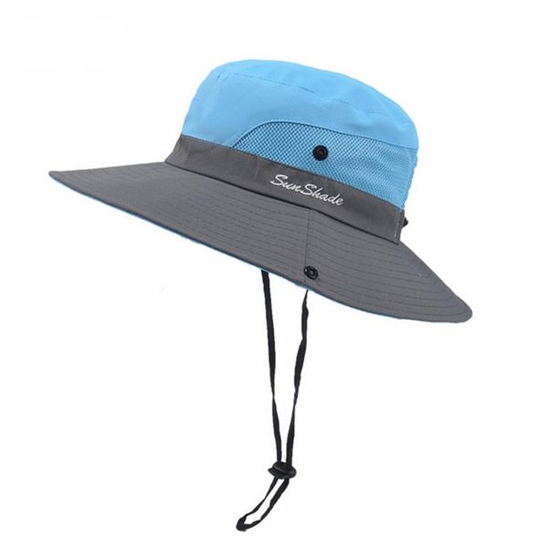 1 pcs blue fishing hat outdoor uv protection sun hat bucket hat women's panama hat summer wide brim bob hiking hat, Black;white
1 pcs blue fishing hat outdoor uv protection sun hat bucket hat women's panama hat summer wide brim bob hiking hat, Black;white