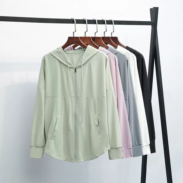 luluwomen yoga sports jacket women's sunscreen quick-drying loose zipper cardigan running yoga long-sleeved fitness clothes
luluwomen yoga sports jacket women's sunscreen quick-drying loose zipper cardigan running yoga long-sleeved fitness clothes