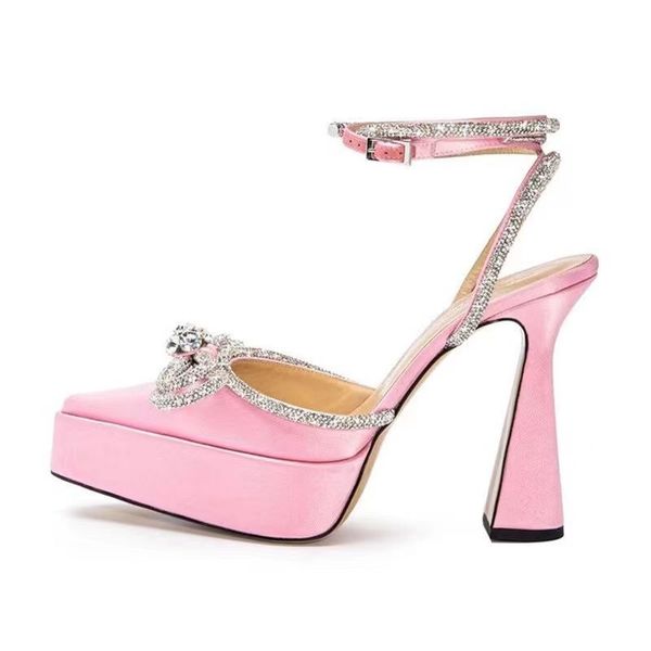 heels mach satin bow shoes platform pumps crystal embellished rhinestone evening shoe chunky high heels sandals w heeled ankle strap dress s, Black
heels mach satin bow shoes platform pumps crystal embellished rhinestone evening shoe chunky high heels sandals w heeled ankle strap dress s, Black
