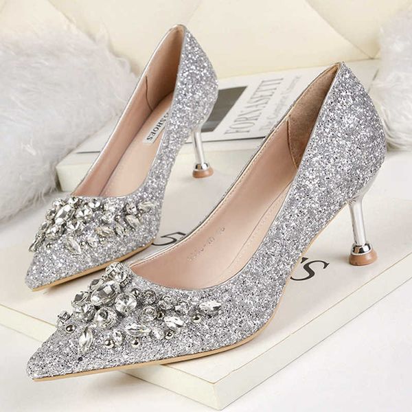 dress shoes comemore 2021 new rhinestone women pumps sequins women's gold silver wedding shoes female slip-on pointed toe thin high hee, Black
dress shoes comemore 2021 new rhinestone women pumps sequins women's gold silver wedding shoes female slip-on pointed toe thin high hee, Black