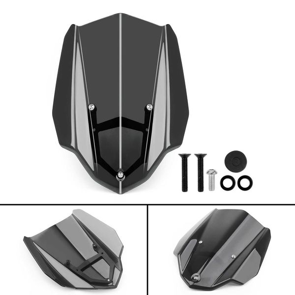 eng abs windshield windscreen with bracket for yamaha mt-03 16-19 black motorcycle accessories 0203
eng abs windshield windscreen with bracket for yamaha mt-03 16-19 black motorcycle accessories 0203