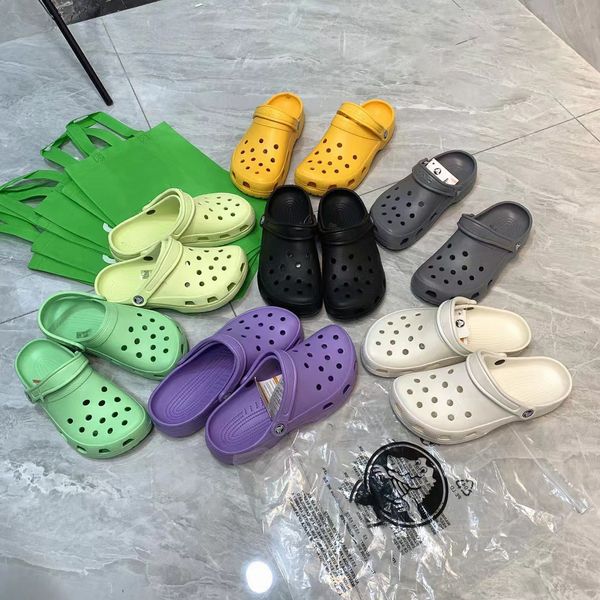 women croc clog designer sandals slippers slippers classic thick soles men black white red khaki purple blue pink waterproof shoes nursing h
women croc clog designer sandals slippers slippers classic thick soles men black white red khaki purple blue pink waterproof shoes nursing h