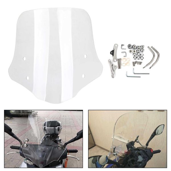 eng universal abs plastic motorcycle windshield windscreen with mounting kit 0203
eng universal abs plastic motorcycle windshield windscreen with mounting kit 0203