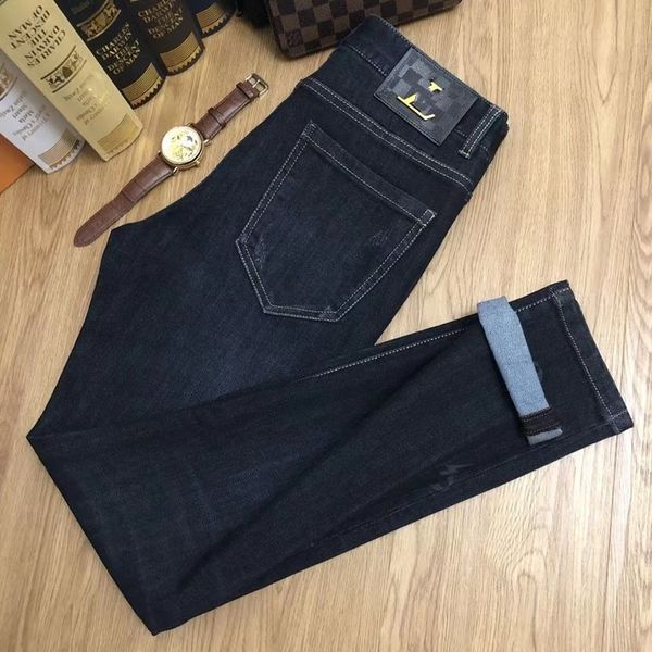 fashion designer jeans men's ksubi jeans style print hole paint slim stretch print small feet denim, Blue
fashion designer jeans men's ksubi jeans style print hole paint slim stretch print small feet denim, Blue