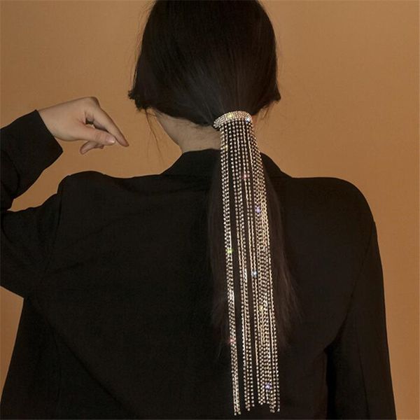 wedding hair jewelry fyuan shiny full rhinestones hairpins for women long tassel crystal hair accessories wedding bride jewelry, Slivery;golden
wedding hair jewelry fyuan shiny full rhinestones hairpins for women long tassel crystal hair accessories wedding bride jewelry, Slivery;golden
