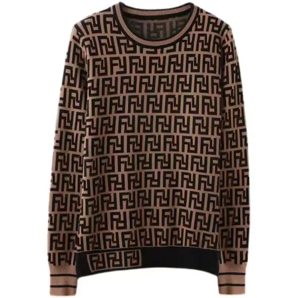 2023 designer luxury new sweater women's autumn round neck striped fashion long sleeve women high end jacquard cardigan knitting sweate, White;black
2023 designer luxury new sweater women's autumn round neck striped fashion long sleeve women high end jacquard cardigan knitting sweate, White;black