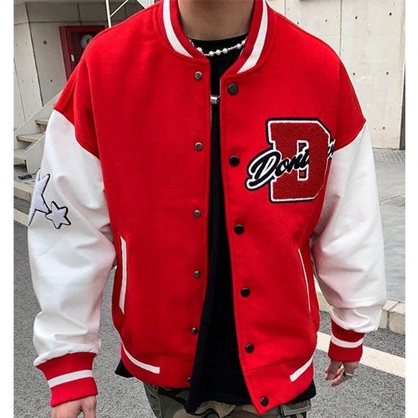 men's jackets letter embroidery men's jacket coat stitching embroidery baseball uniform men's casual loose y2k jacket couple, Black;brown
men's jackets letter embroidery men's jacket coat stitching embroidery baseball uniform men's casual loose y2k jacket couple, Black;brown