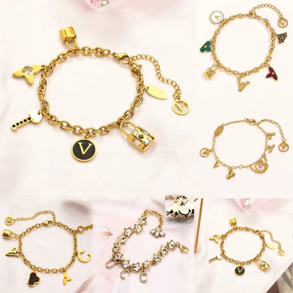 designer bracelets chains women bangle 18k gold plated stainless steel crystal lovers gift wristband cuff chain designer jewelry fashionable, Black
designer bracelets chains women bangle 18k gold plated stainless steel crystal lovers gift wristband cuff chain designer jewelry fashionable, Black