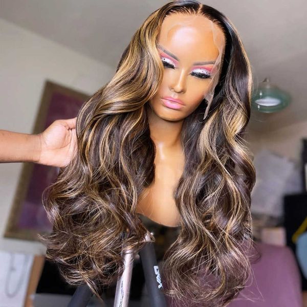 nxy lace wigs highlight human hair ombre front brazilian for black women 30 inch honey blonde body wave 230106, Black;brown
nxy lace wigs highlight human hair ombre front brazilian for black women 30 inch honey blonde body wave 230106, Black;brown
