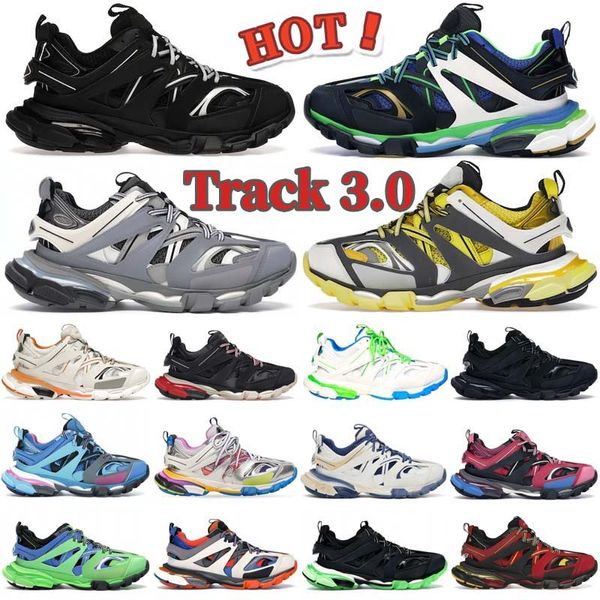 

paris 3 3.0 track s casual shoes triple clunky runners mens sneakers white black tess.s. gomma version designer women men sport womens platf