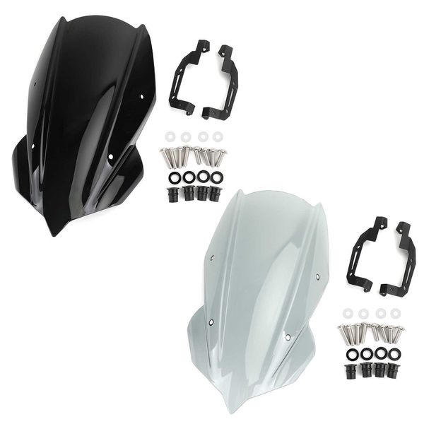 eng abs 4mm windscreen screen windshield for kawasaki z400 2019-2020 motorcycle accessories 0203