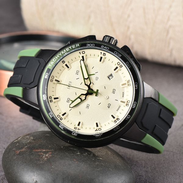 wristwatches for men 2022 new mens watches six needles all dial work quartz watch 1853 luxury brand chronograph clock rubber belt men fashio, Slivery;brown
wristwatches for men 2022 new mens watches six needles all dial work quartz watch 1853 luxury brand chronograph clock rubber belt men fashio, Slivery;brown