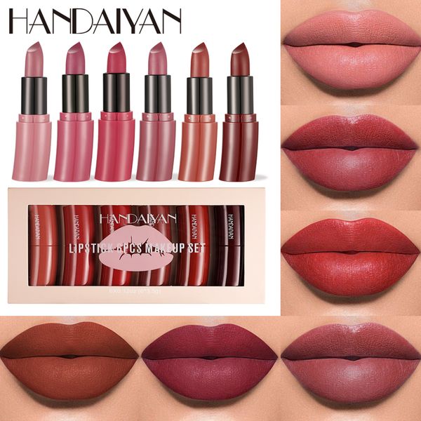 handaiyan cambered surface nude lipstick set long-lasting cosmetics waterproof matte lipstick for lips silky velvet lips tint
handaiyan cambered surface nude lipstick set long-lasting cosmetics waterproof matte lipstick for lips silky velvet lips tint