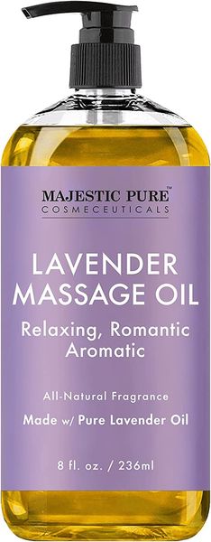 majestic pure lavender massage oil for men and women - great for calming soothing and to relax - blend of natural oils for ther
majestic pure lavender massage oil for men and women - great for calming soothing and to relax - blend of natural oils for ther