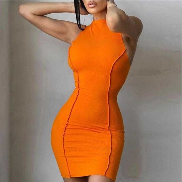 ins style summer womens casual dresses round neck sleeveless solid color fashion, Black;gray
ins style summer womens casual dresses round neck sleeveless solid color fashion, Black;gray