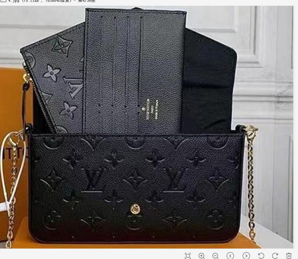 luxurys designer louis vuitton bag shopping bag women lv bags handbag shoulder classic fashion lvs guccy tote bag female coin purse wallets, Red;black