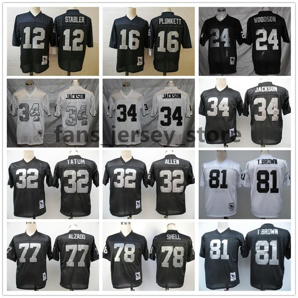 vintage football jerseys 12 ken stabler 16 jim plunkett 25 fred biletnikoff 32 marcus allen 34 bo jackson 37 lester hayes long alzado shell, Black;red
vintage football jerseys 12 ken stabler 16 jim plunkett 25 fred biletnikoff 32 marcus allen 34 bo jackson 37 lester hayes long alzado shell, Black;red