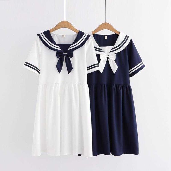 japanese navy style dress college sailor collar cute jk skirt for middle school, Black;gray
japanese navy style dress college sailor collar cute jk skirt for middle school, Black;gray