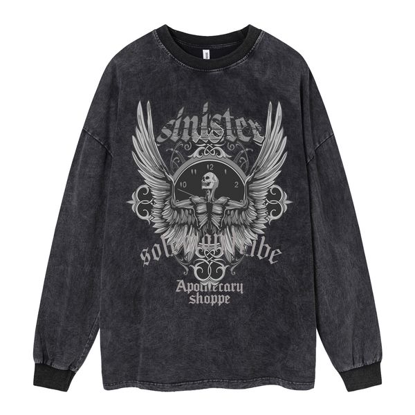 men's hoodies vintage skulls printed loose street round neck casual large size pullover t-shirt sweatshirts, Black
men's hoodies vintage skulls printed loose street round neck casual large size pullover t-shirt sweatshirts, Black