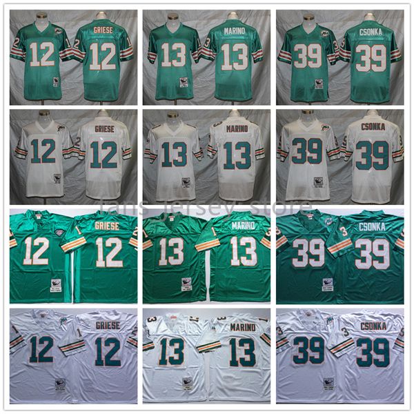 vintage 12 bob griese football jerseys 13 dan marino 39 larry csonka csonka teal green home 75th stitched shirt, Black;red
vintage 12 bob griese football jerseys 13 dan marino 39 larry csonka csonka teal green home 75th stitched shirt, Black;red