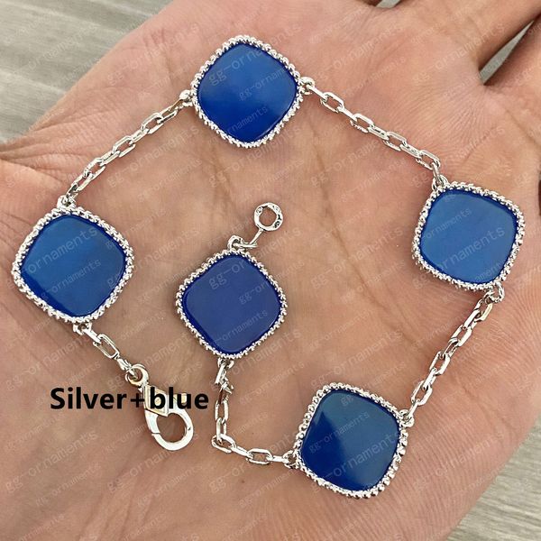 Designer Fashion Classic 4/Four Leaf Clover Charm Bracelets Bangle Chain 18K Gold Agate Shell Mother-of-Pearl for Women Girl Wedding Mother Day
Designer Fashion Classic 4/Four Leaf Clover Charm Bracelets Bangle Chain 18K Gold Agate Shell Mother-of-Pearl for Women Girl Wedding Mother Day