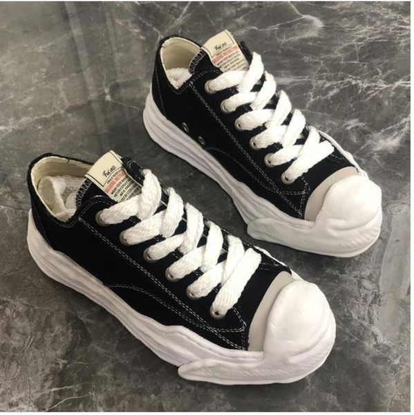 2023 high street mmy thick bottom canvas shoes mihara men sneakers lace-up yasuhiro men's casual shoes women's boots with box, Black
2023 high street mmy thick bottom canvas shoes mihara men sneakers lace-up yasuhiro men's casual shoes women's boots with box, Black
