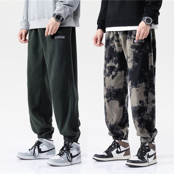 men's pants men warm sweatpant trousers winter male thick joggers trend all-match outdoor casual loose fleece pant 230204, Black
men's pants men warm sweatpant trousers winter male thick joggers trend all-match outdoor casual loose fleece pant 230204, Black