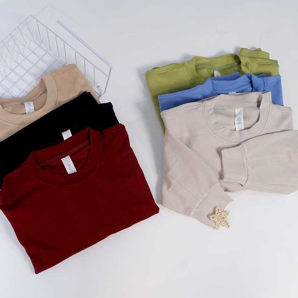 designerlu yoga autumn and winter yoga clothes oversized fitness long-sleeved casual running loose sweater women's pullover 2023 r7t8, Black
designerlu yoga autumn and winter yoga clothes oversized fitness long-sleeved casual running loose sweater women's pullover 2023 r7t8, Black