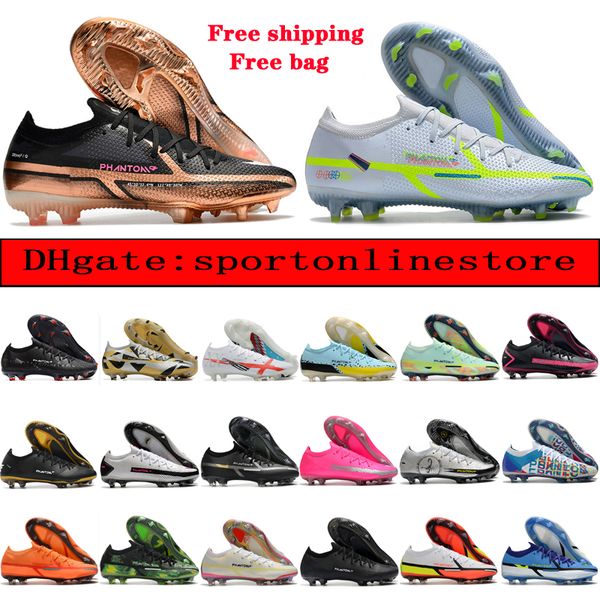 send with bag football boots phantom gt2 elite fg acc low soccer cleats bronze outdoor mens soft leather comfortable training milner footbal, Black
send with bag football boots phantom gt2 elite fg acc low soccer cleats bronze outdoor mens soft leather comfortable training milner footbal, Black