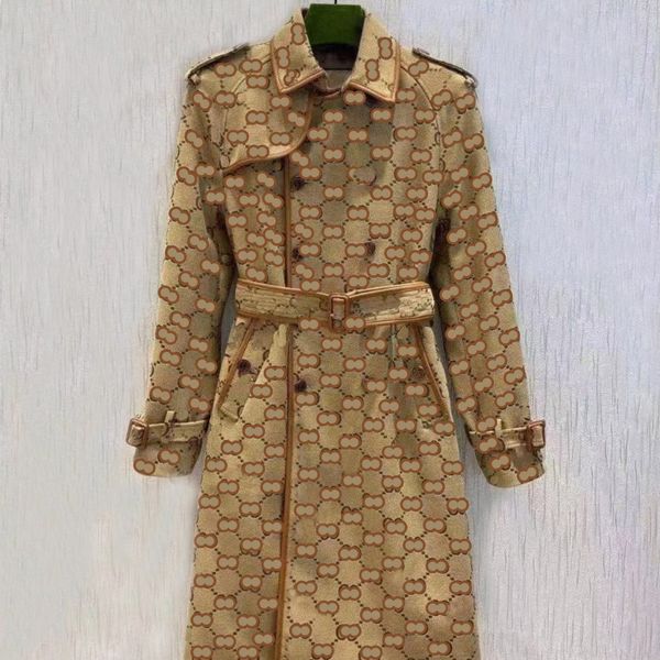 autumn womens trench coats designer luxury women windbreaker body letter print jacket loose belt coat female casual long trenchs coat a378, Tan;black
autumn womens trench coats designer luxury women windbreaker body letter print jacket loose belt coat female casual long trenchs coat a378, Tan;black