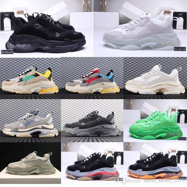 with box designer balencaigaitys shoes triple s 3 0 designer sneakers men green 17fw women leather paris fashion shoes low laceup c jkew, Black
with box designer balencaigaitys shoes triple s 3 0 designer sneakers men green 17fw women leather paris fashion shoes low laceup c jkew, Black