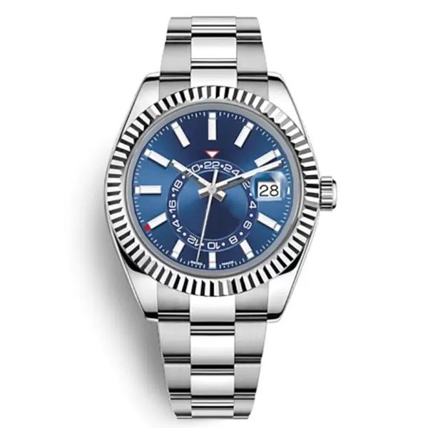 with original box mens watches automatic mechanical movement watch silver blue wristwatch 41mm steel strap life waterproof gift wristwatches, Slivery;brown
with original box mens watches automatic mechanical movement watch silver blue wristwatch 41mm steel strap life waterproof gift wristwatches, Slivery;brown
