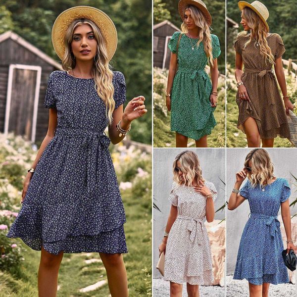 r d design casual dresses american station round neck temperament leisure dress, Black;gray
r d design casual dresses american station round neck temperament leisure dress, Black;gray