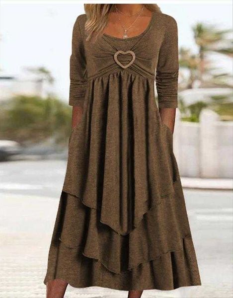 1671 spring and dresses autumn solid color waist tight love decoration layer cake, Black;gray
1671 spring and dresses autumn solid color waist tight love decoration layer cake, Black;gray