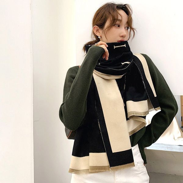 woolen letter cashmere designer scarf soft six style shawl portable warmth thickening plaid sofa horse fleece knitted blanket 65190cm 07ay, Blue;gray
woolen letter cashmere designer scarf soft six style shawl portable warmth thickening plaid sofa horse fleece knitted blanket 65190cm 07ay, Blue;gray