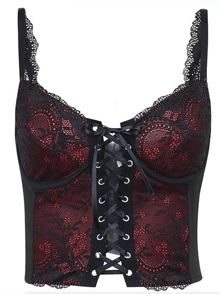 women's tanks camis spaghetti straps dark red lace up corset camis floral bandage harajuku sling tee y2k retro fairycore grunge cropped, White
women's tanks camis spaghetti straps dark red lace up corset camis floral bandage harajuku sling tee y2k retro fairycore grunge cropped, White