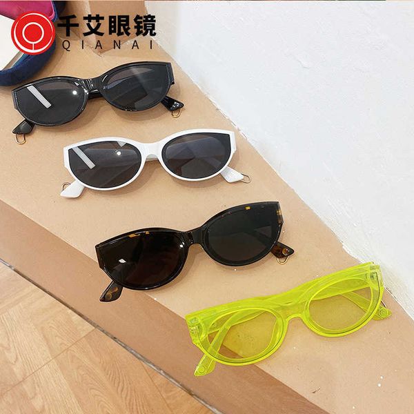 sunglasses outdoor eyewear qianai new small frame creative cat's eye net red ins anti-ultraviolet sunglasses, White;black
sunglasses outdoor eyewear qianai new small frame creative cat's eye net red ins anti-ultraviolet sunglasses, White;black