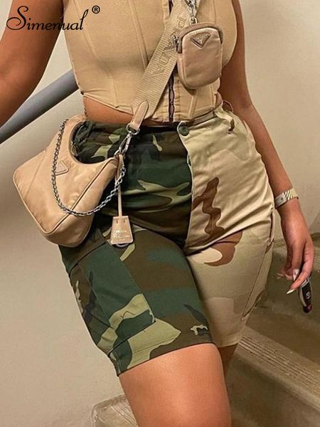 women's shorts simenual camouflage panelled shorts women retro harajuku mid waist pockets straight zipper bottoms summer cargo shorts p, White;black
women's shorts simenual camouflage panelled shorts women retro harajuku mid waist pockets straight zipper bottoms summer cargo shorts p, White;black