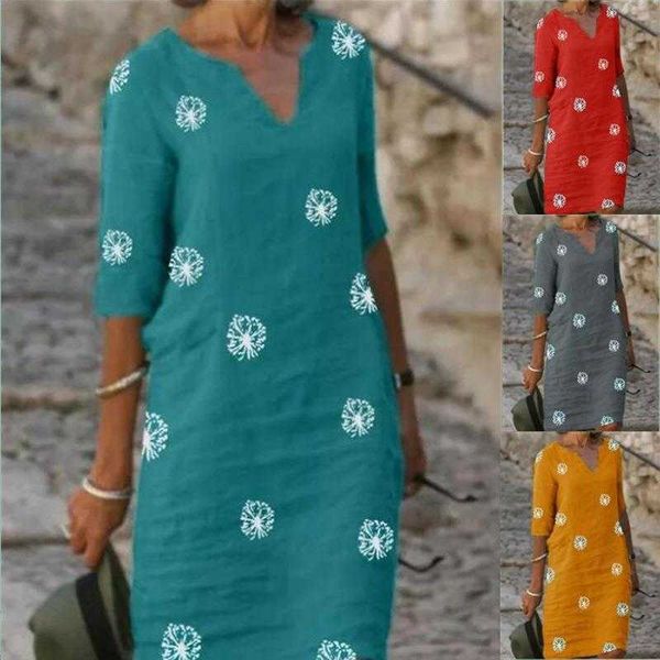 womens retro cotton and linen dresses printed stitching small v neck long sleeved, Black;gray
womens retro cotton and linen dresses printed stitching small v neck long sleeved, Black;gray