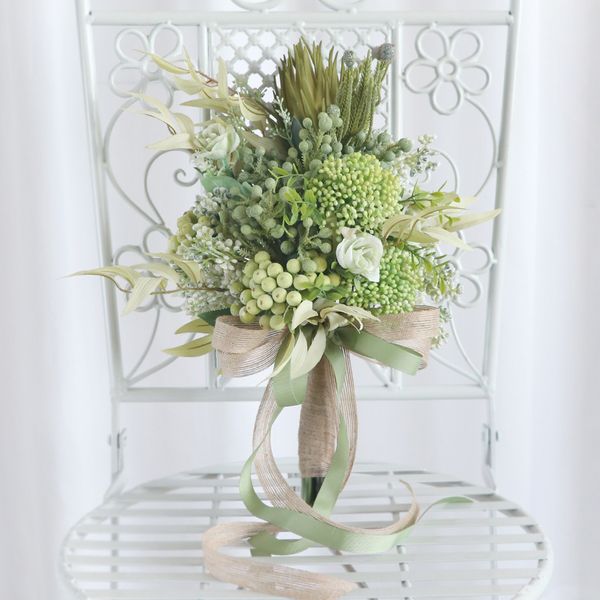 forest style bouquets wedding flowers 2023 spring european party supplies green and ivory
forest style bouquets wedding flowers 2023 spring european party supplies green and ivory