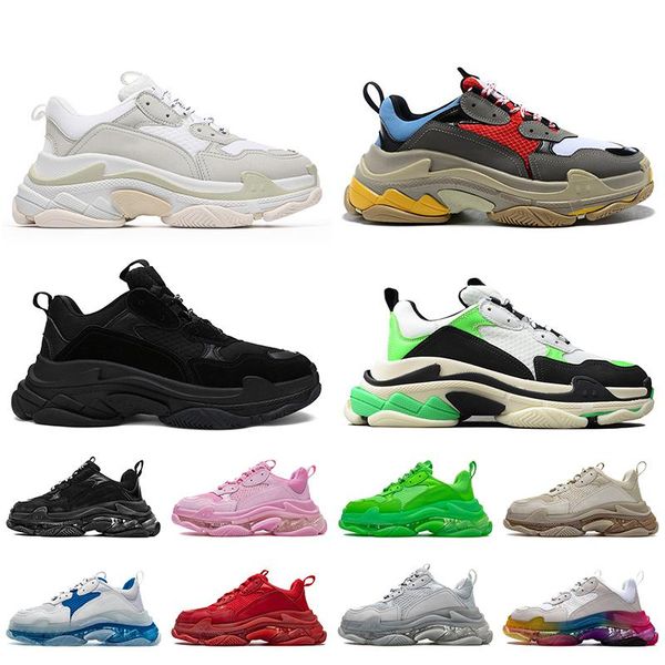 with box designer balencaigaitys shoes women mens clear sole luxury designer shoes triple s trainers crystal bottoms 17fw paris dad cas djxq, Black
with box designer balencaigaitys shoes women mens clear sole luxury designer shoes triple s trainers crystal bottoms 17fw paris dad cas djxq, Black
