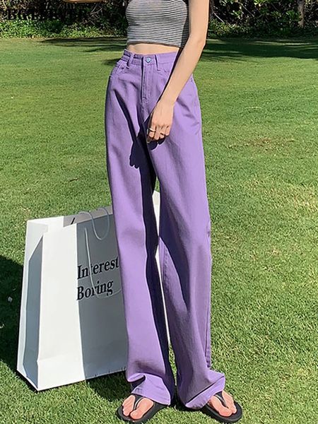 women's jeans bgteever chic cotton ladies wide leg denim pants casual high waist loose pockets women long jeans trousers 230204, Blue
women's jeans bgteever chic cotton ladies wide leg denim pants casual high waist loose pockets women long jeans trousers 230204, Blue