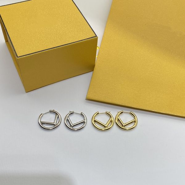 2023 new f-letter designers stud gold silver luxury earring circle fashion studs women girls brand earring never fade 2colors, Golden;silver
2023 new f-letter designers stud gold silver luxury earring circle fashion studs women girls brand earring never fade 2colors, Golden;silver