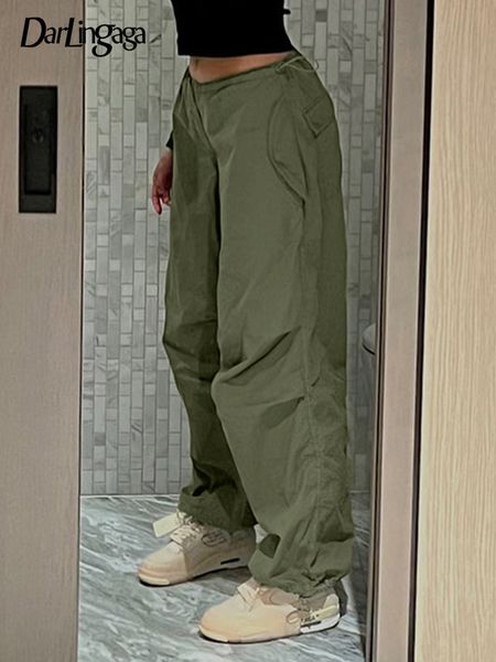 women's pants capris darlingaga y2k streetwear drawstring cargo parachute pants hippie harajuku loose draped low waist tech sporty trou, Black;white
women's pants capris darlingaga y2k streetwear drawstring cargo parachute pants hippie harajuku loose draped low waist tech sporty trou, Black;white