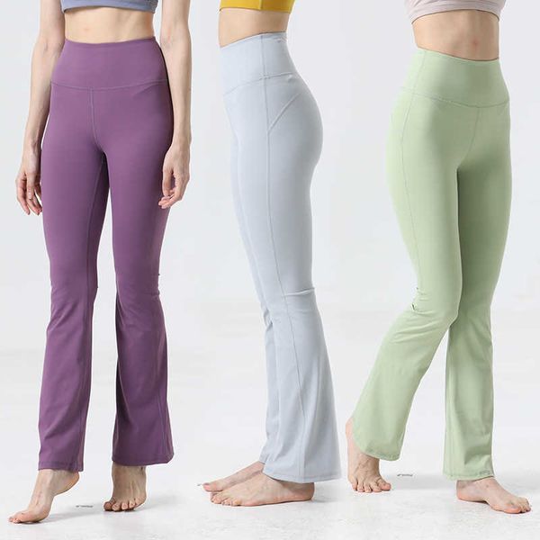 l-601 women's flared pants exercise show thin elastic yoga pants casual running fitness nude high waist pants gym leggings, Black
l-601 women's flared pants exercise show thin elastic yoga pants casual running fitness nude high waist pants gym leggings, Black