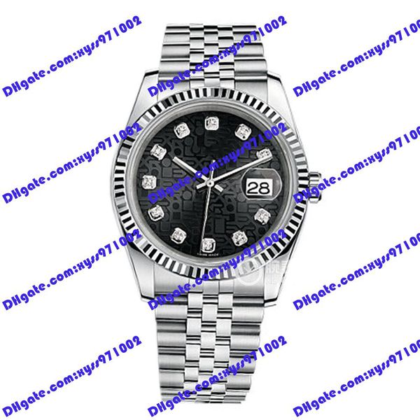 highquality watch 2813 automatic mechanical watch 36mm black pattern dial 116234 luxury women's watch 316l stainless steel strap sapphi, Slivery;brown
highquality watch 2813 automatic mechanical watch 36mm black pattern dial 116234 luxury women's watch 316l stainless steel strap sapphi, Slivery;brown