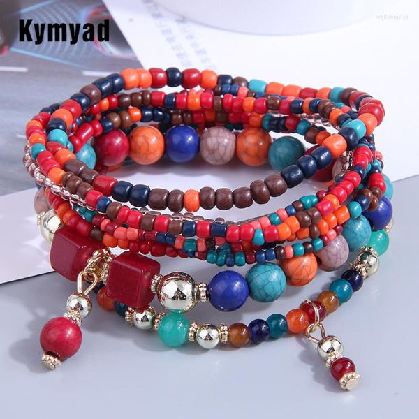 2023 charm bracelets kymyad ethnic style bracelet femme vintage multilayer crystal beaded jewelry for women bijoux sets no box, Golden;silver
2023 charm bracelets kymyad ethnic style bracelet femme vintage multilayer crystal beaded jewelry for women bijoux sets no box, Golden;silver