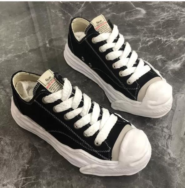 with box high street mmy thick bottom canvas shoes mihara men sneakers lace-up yasuhiro men's casual shoes women's boots 35-42, Black
with box high street mmy thick bottom canvas shoes mihara men sneakers lace-up yasuhiro men's casual shoes women's boots 35-42, Black